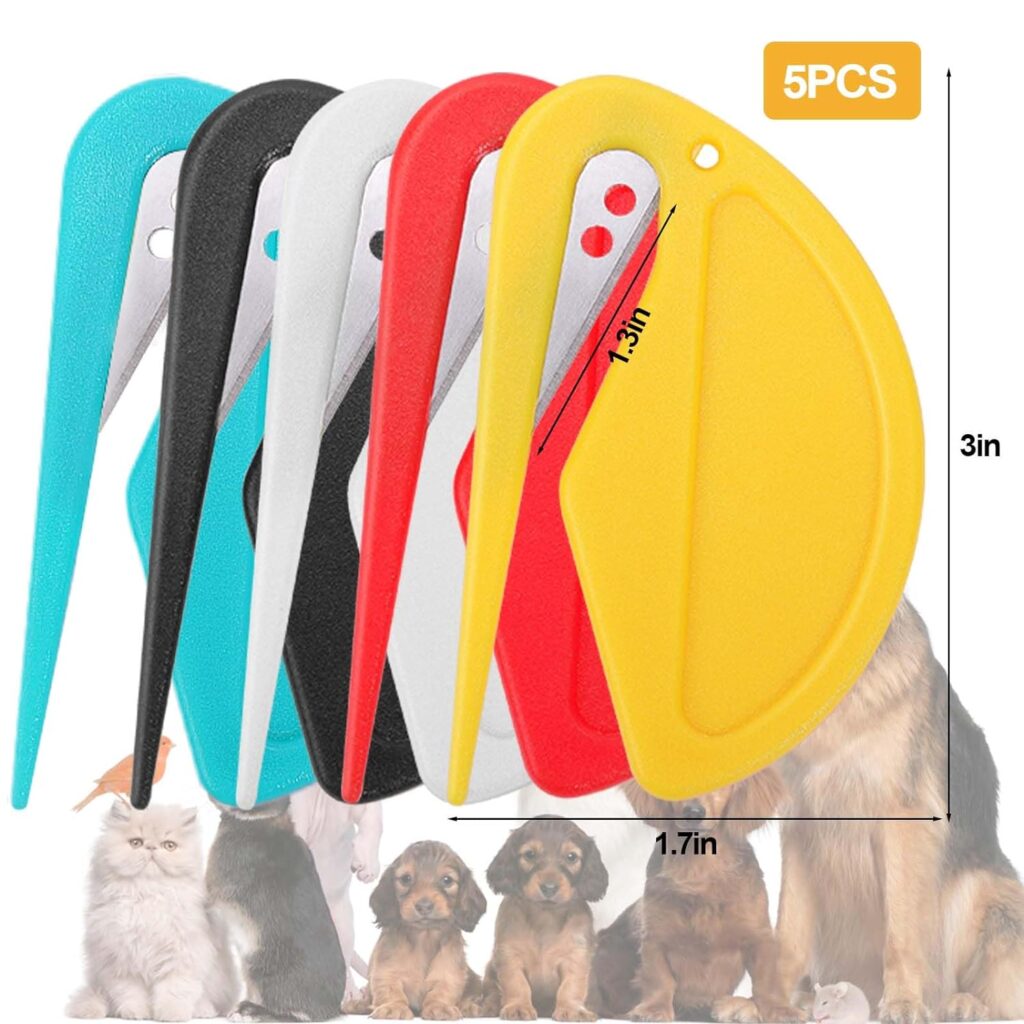 XANGNIER-5-Pcs-Knotting-Comb-Pet-Grooming-Tool