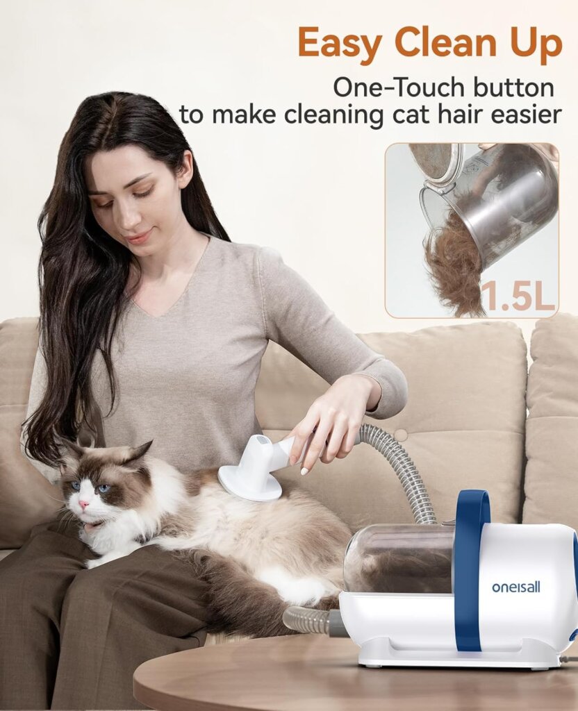 Oneisall Cat Grooming Vacuum